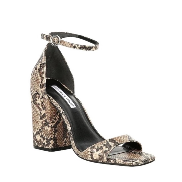 NWT Chelsea & Violet Tara Block Heel - Picture 1 of 8